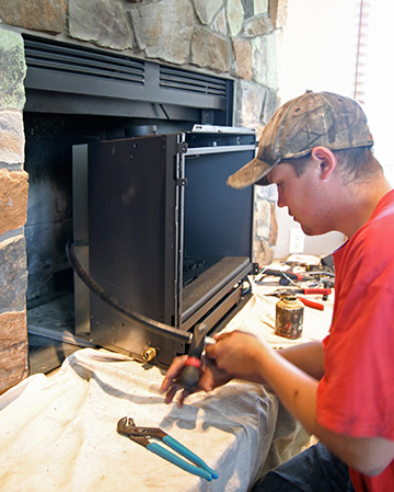 gas fireplace tune up